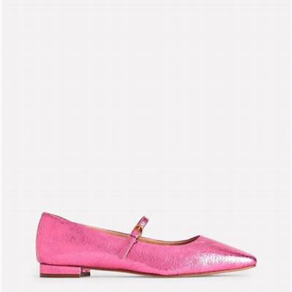 Boden Shimmering Pink Loafers - Picture 2 of 7